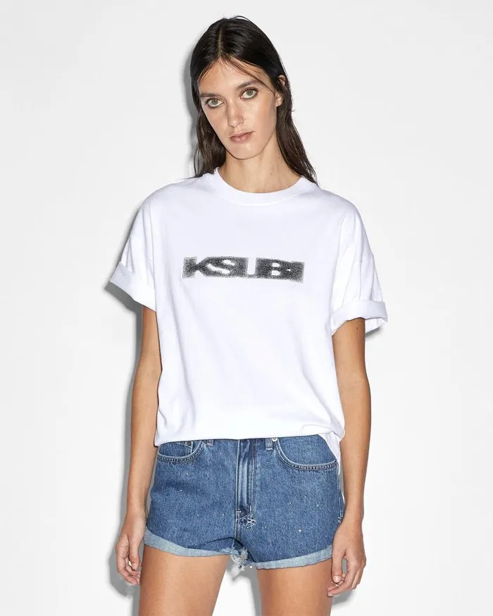 Ksubi Sott Static Oh G Ss Tee White Womens Tops