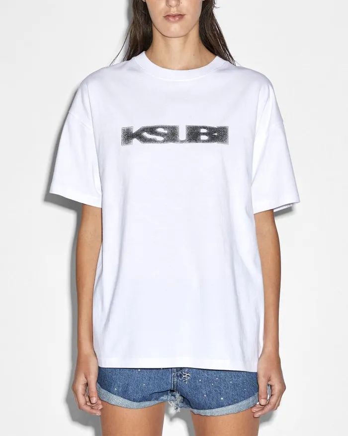Ksubi Sott Static Oh G Ss Tee White Womens Tops