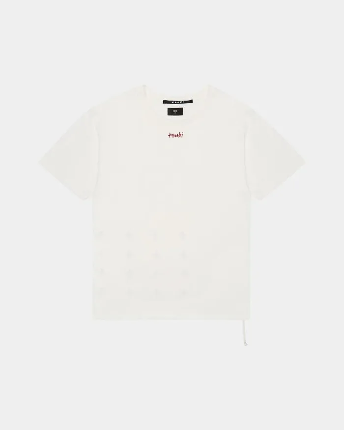 Ksubi Stitch Up Biggie Ss Tee Vintage White Mens TShirts
