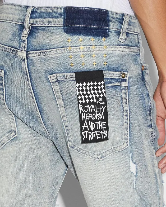 Ksubi Van Winkle Punk Gold Mens Skinny