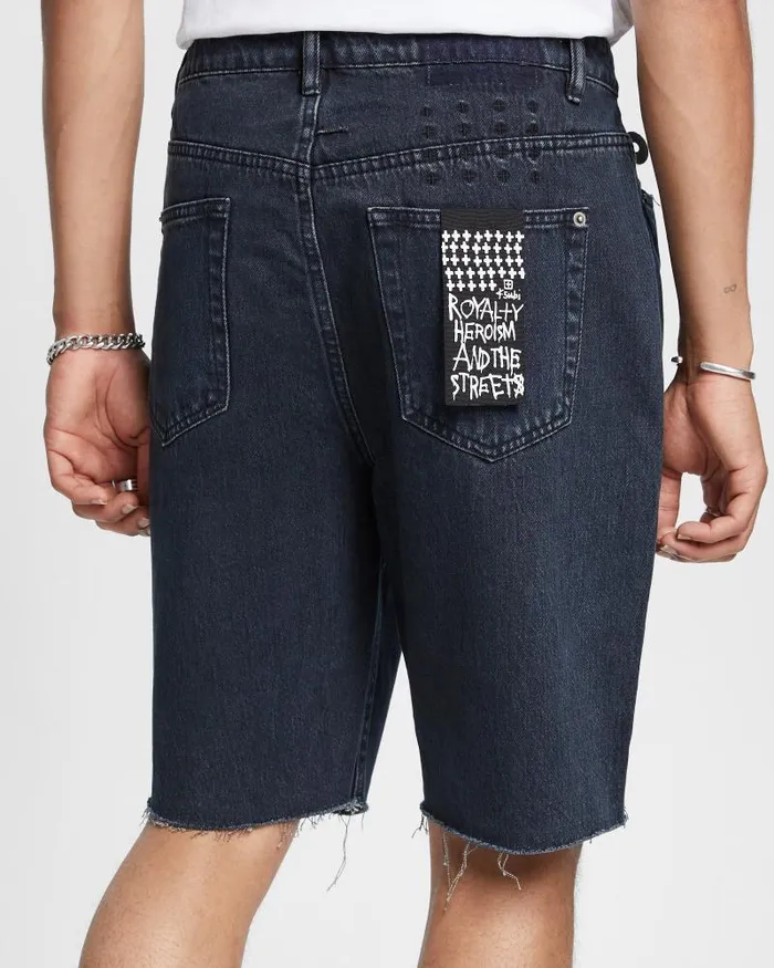 Ksubi Wolf Short Shadow Redye Mens Denim Shorts