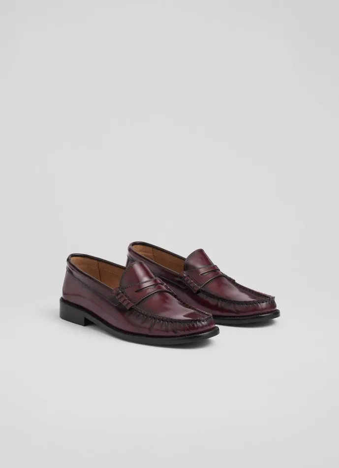 LKBennett Flats Women Solo Bordeaux Casual Loafer