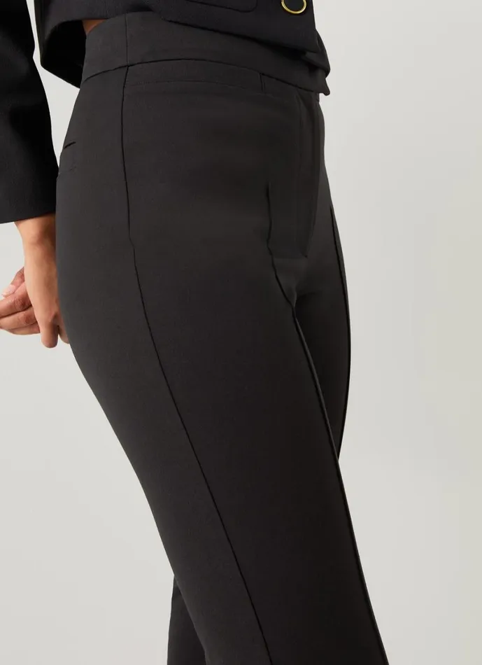 LKBennett Trousers Women Esen Black Stretch Slim Square Pocket Trousers LKBennett Trousers Women Esen Black Stretch Slim Square Pocket Trousers