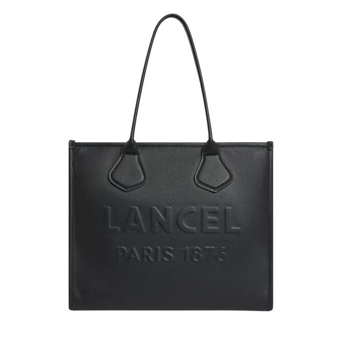 L Zip Tote Black Women Lancel Shoulder Bags