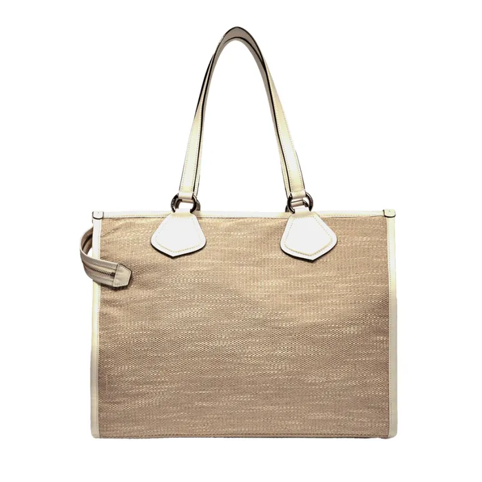 L Zip Tote Naturalwhite Women Lancel Shoulder Bags L Zip Tote Naturalwhite Women Lancel Shoulder Bags