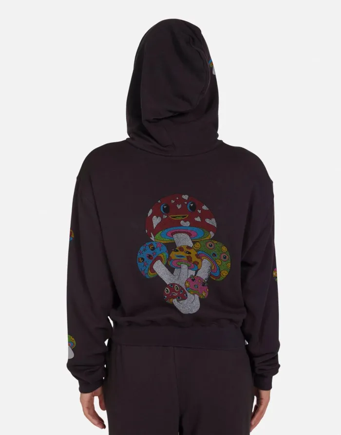 Lachelle Magic Mushrooms Onyx Women039s Lauren Moshi Hoodies