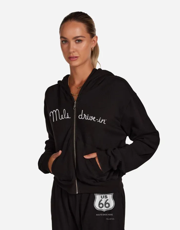 Lachelle Mels Route 66 Black Women039s Lauren Moshi Hoodies