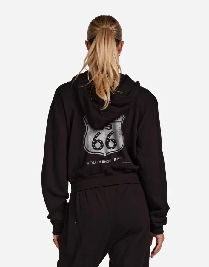 Lachelle Mels Route 66 Black Women039s Lauren Moshi Hoodies