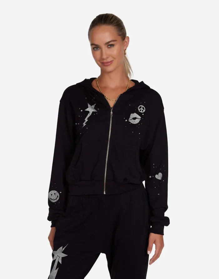Lachelle Tiger Elements Black Women039s Lauren Moshi Hoodies