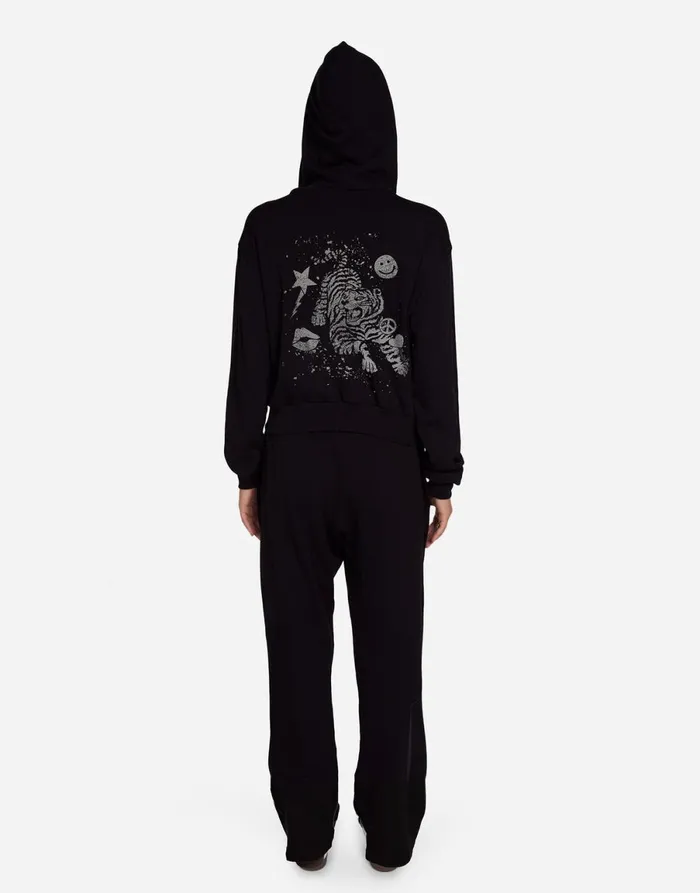 Lachelle Tiger Elements Black Women039s Lauren Moshi Hoodies