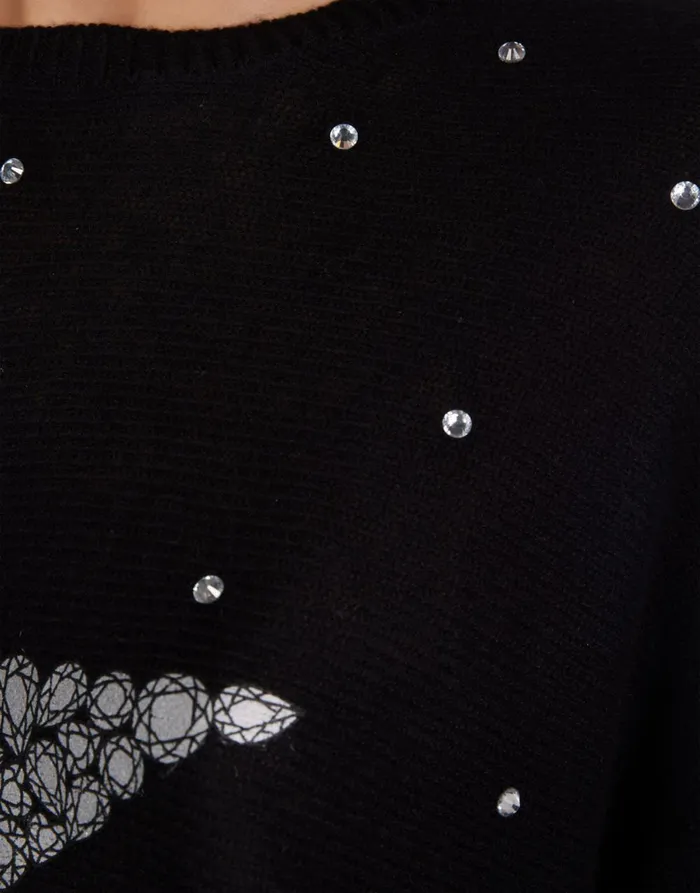 Ladona Diamond Star Black Women039s Lauren Moshi Long Sleeve
