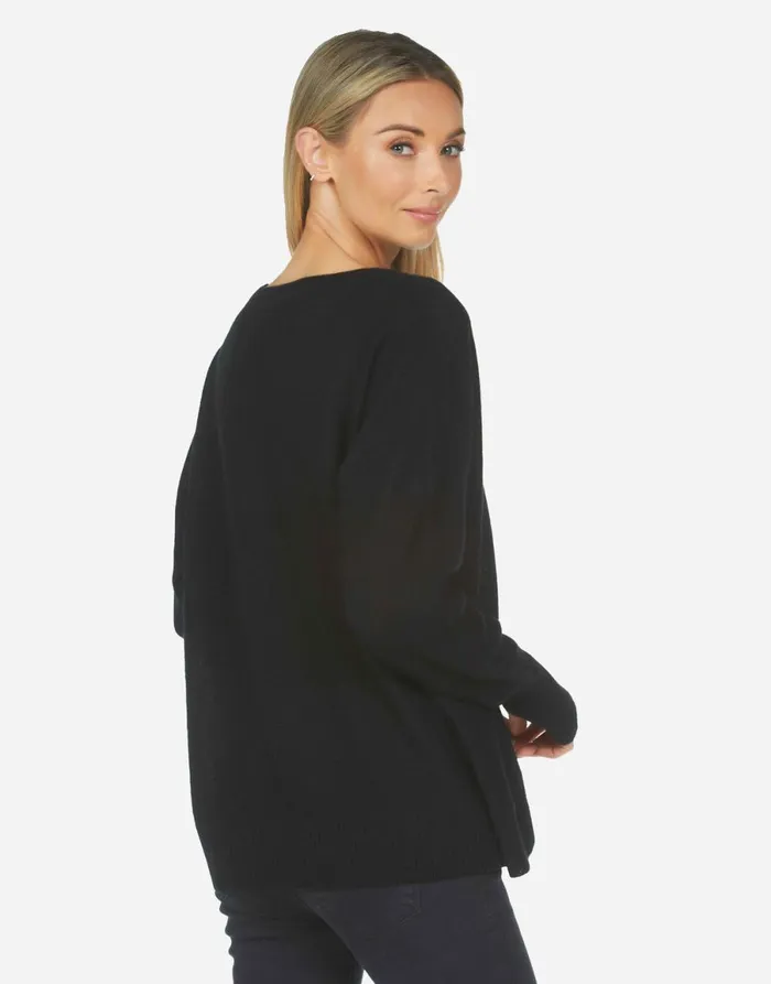 Ladona X Optimist Butterflies Black Women039s Lauren Moshi Sweaters and Knits