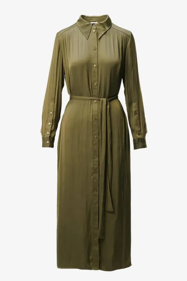 Lala Berlin Dresses Dress Derya Polyester Olive 8211 Women