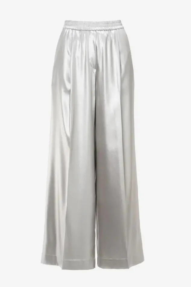 Lala Berlin Pants and Skirts Pants Perilla Polyester Silver 8211 Women