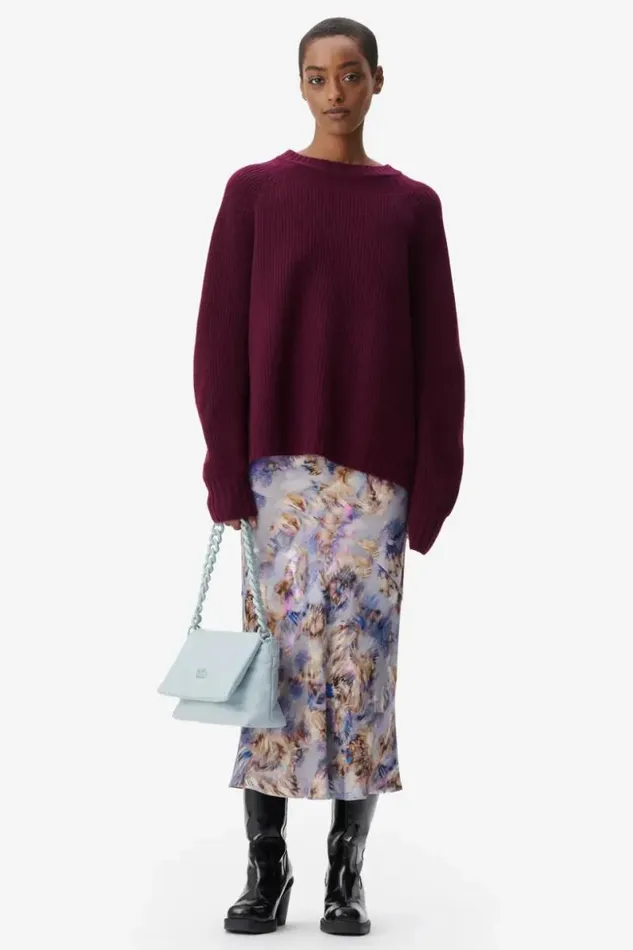 Lala Berlin Pants and Skirts Skirt Sasa Viscose Spiral Shibori 8211 Women