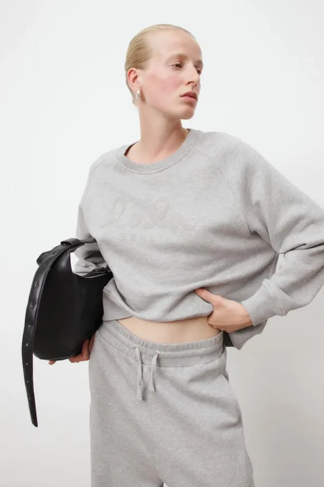 Lala Berlin Pants and Skirts Sweatpants Pylo Cotton Heather Grey 8211 Women