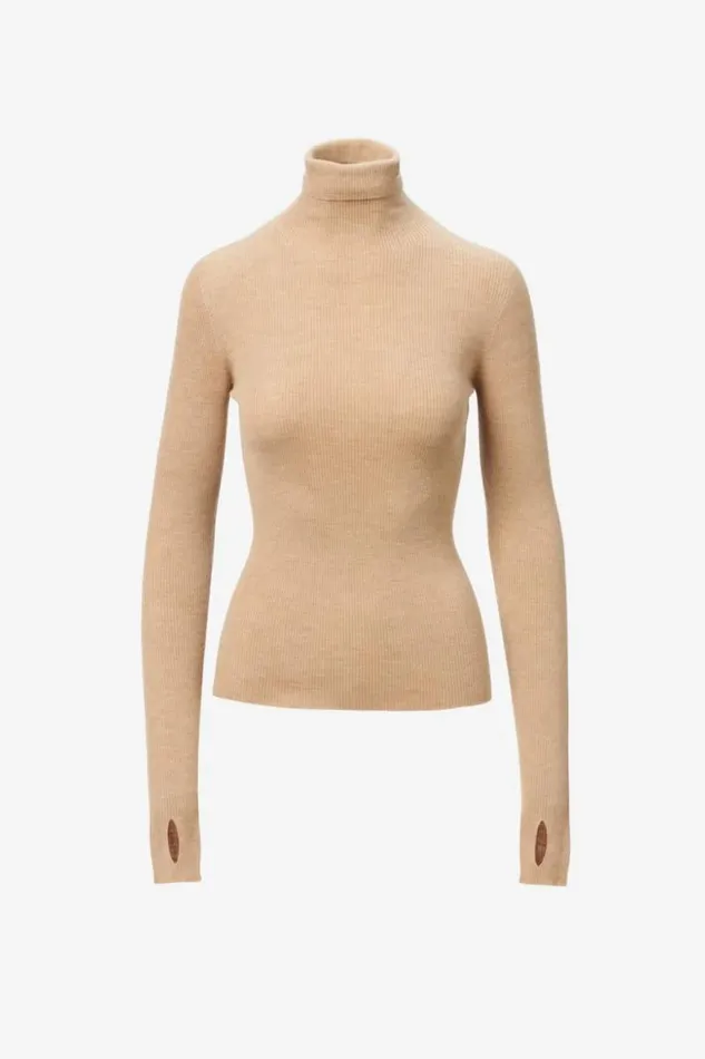 Lala Berlin Pullover Jumper Kalliopi Wool Toffee 8211 Women
