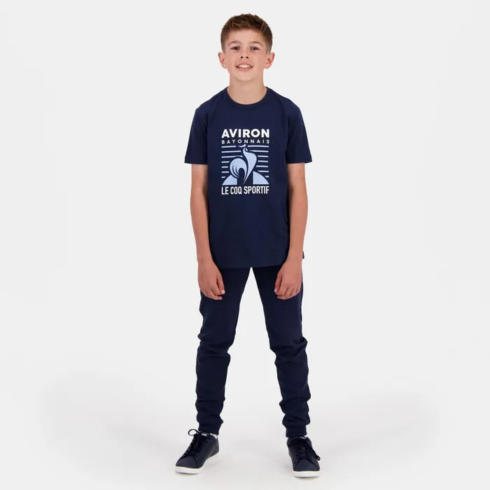Le Coq Sportif Aviron Bayonnais TShirt Kids Dress Blues Kids Tshirts