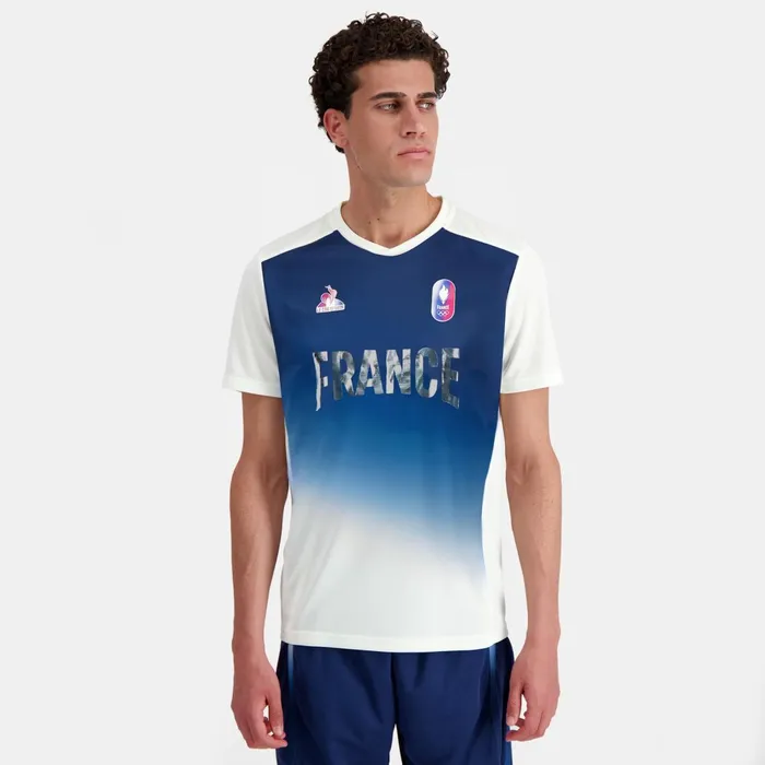 Le Coq Sportif France039s Olympic Team Jersey Marshgradiant Insignia Perf Men Tshirts And Tops