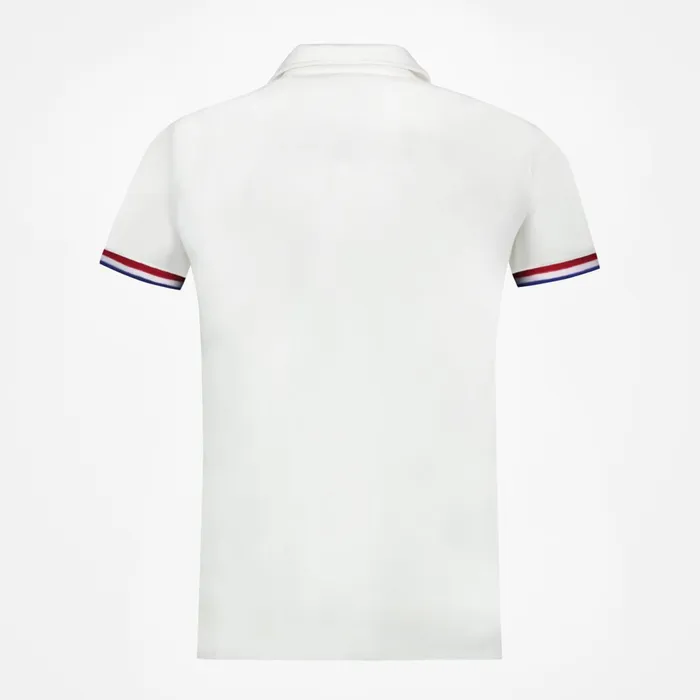Le Coq Sportif France039s Olympic Team Polo Shirt New Optical White Men Polos Shirts