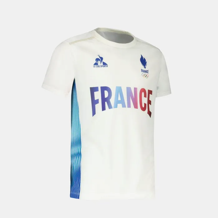 Le Coq Sportif France039s Olympic Team TShirt Kids Kids Tshirts