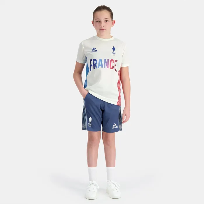 Le Coq Sportif France039s Olympic Team TShirt Kids Kids Tshirts
