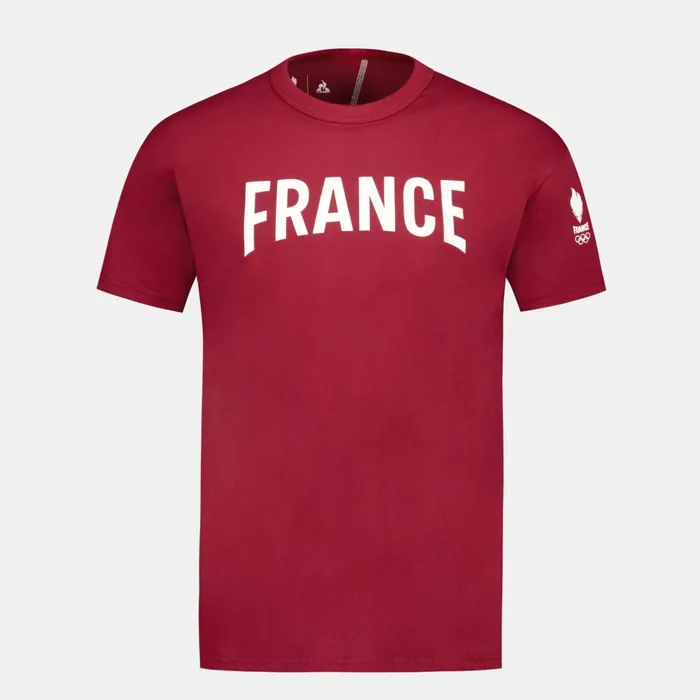 Le Coq Sportif France039s Olympic Team TShirt Rio Red Men Tshirts And Tops