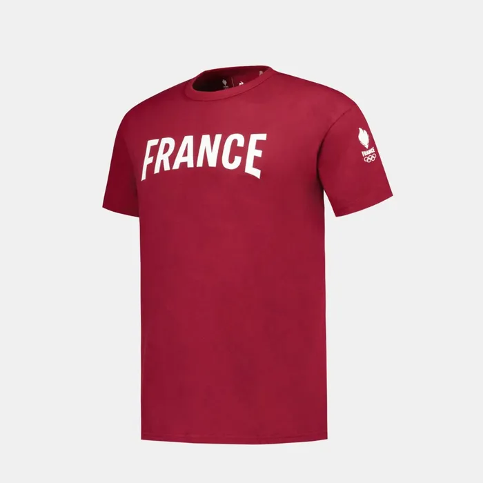 Le Coq Sportif France039s Olympic Team TShirt Rio Red Men Tshirts And Tops