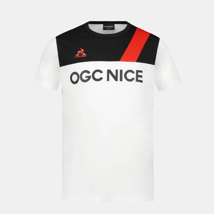 Le Coq Sportif OGC Nice TShirt Kids Nowblack Kids Tshirts