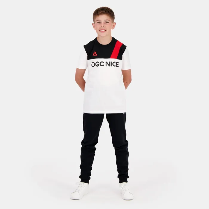 Le Coq Sportif OGC Nice TShirt Kids Nowblack Kids Tshirts