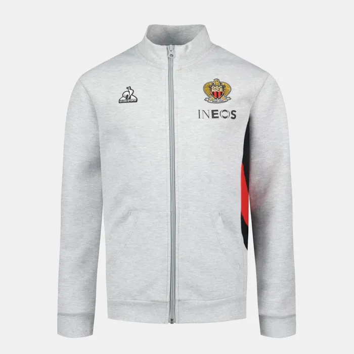 Le Coq Sportif OGC Nice ZipUp Sweatshirtshirt Kids Kids Sweatshirts And Hoodies
