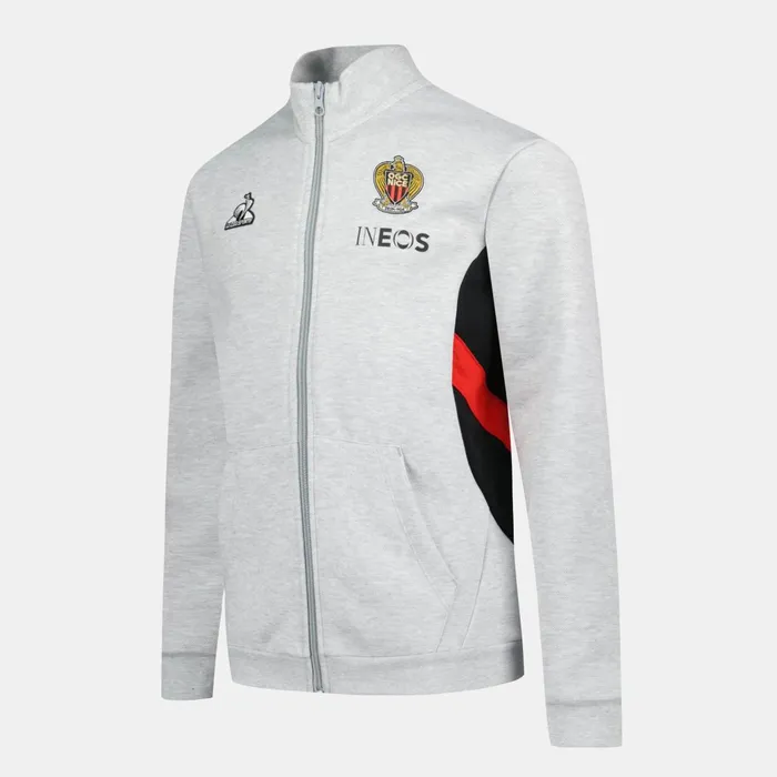 Le Coq Sportif OGC Nice ZipUp Sweatshirtshirt Kids Kids Sweatshirts And Hoodies