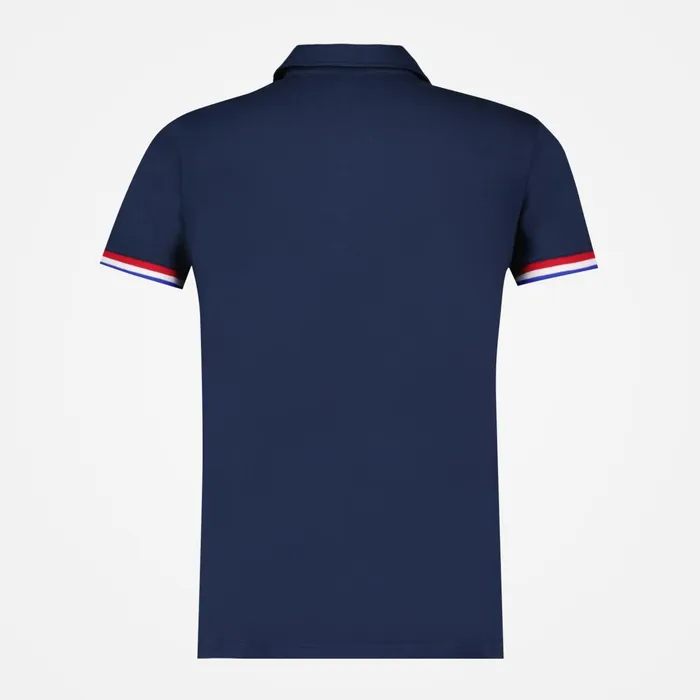 Le Coq Sportif Paris 2024 Polo Shirt Dress Blues Men Polos Shirts