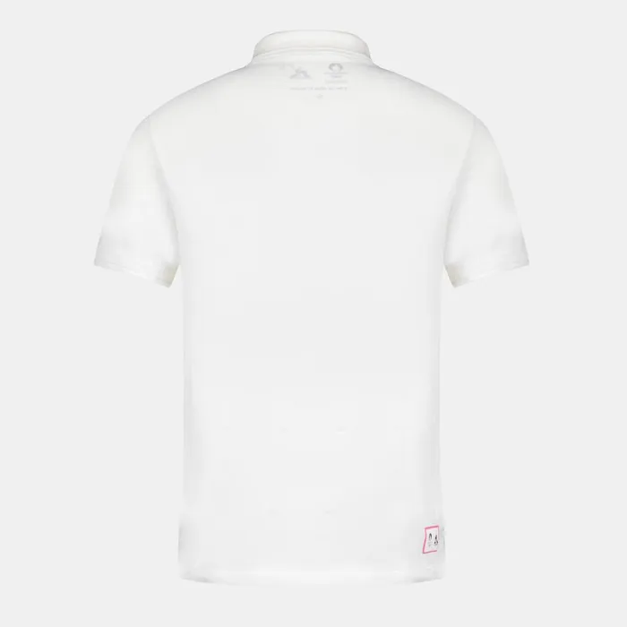 Le Coq Sportif Paris 2024 Polo Shirt Marshmallow Men Polos Shirts