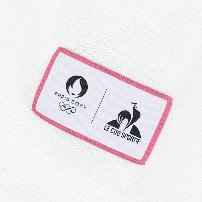 Le Coq Sportif Paris 2024 Polo Shirt Marshmallow Men Polos Shirts