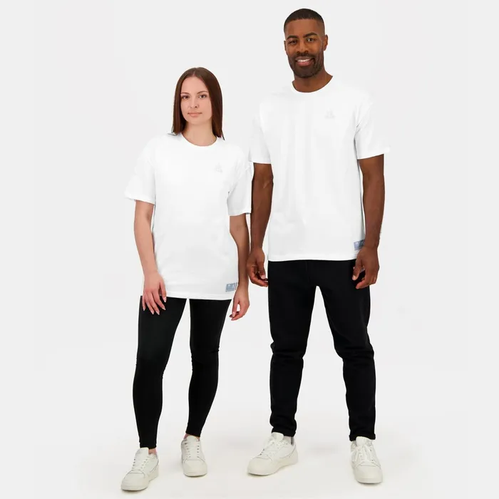 Le Coq Sportif Paris 2024 SaintDenis Capsule Tshirt New Optical White Men Tshirts And Tops Le Coq Sportif Paris 2024 SaintDenis Capsule Tshirt New Optical White Men Tshirts And Tops