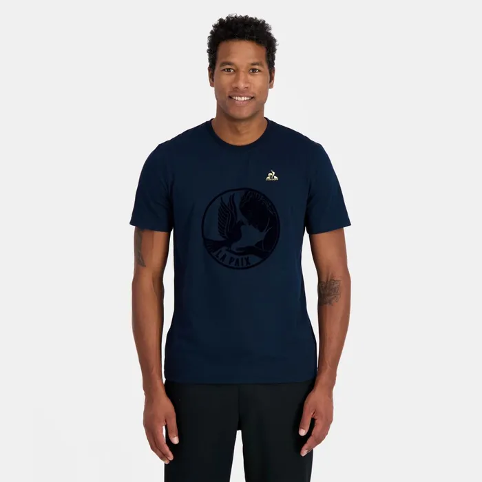 Le Coq Sportif Tshirt Motif La Paix Homme Sky Captain Men Tshirts And Tops