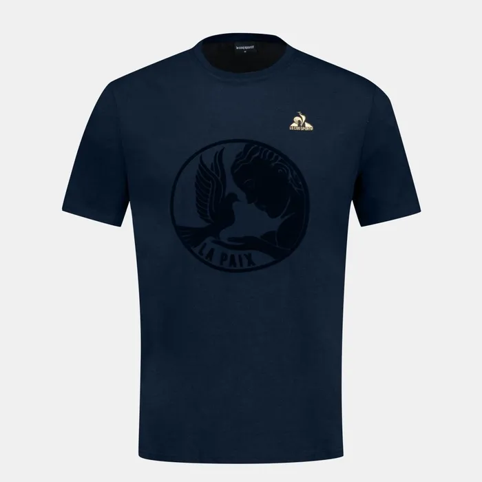 Le Coq Sportif Tshirt Motif La Paix Homme Sky Captain Men Tshirts And Tops