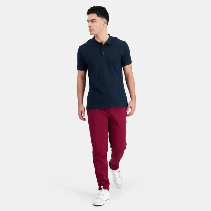 Le Coq Sportif Ton Sur Ton Polo Shirt En Jersey Piqu Coton Dark Velvet Men Polos Shirts Le Coq Sportif Ton Sur Ton Polo Shirt En Jersey Piqu Coton Dark Velvet Men Polos Shirts