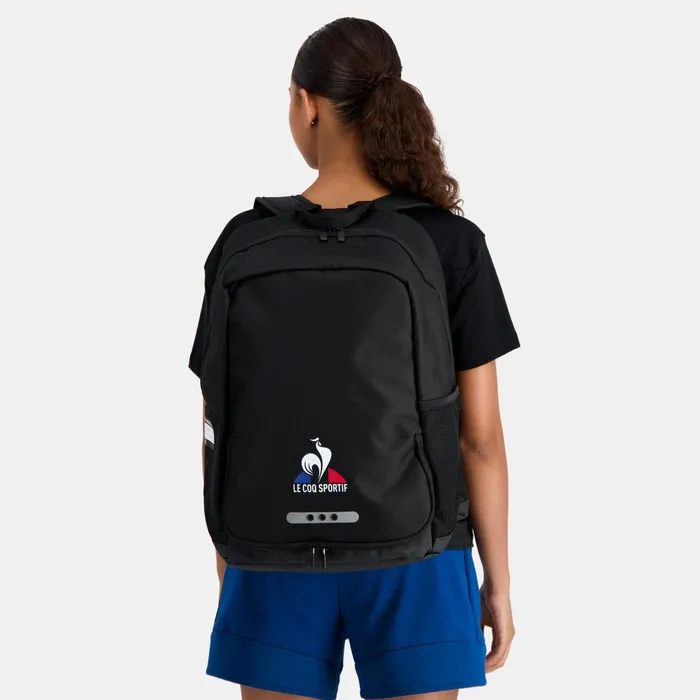 Le Coq Sportif Training Backpack Black WomenMen Backpacks And Sports Bags