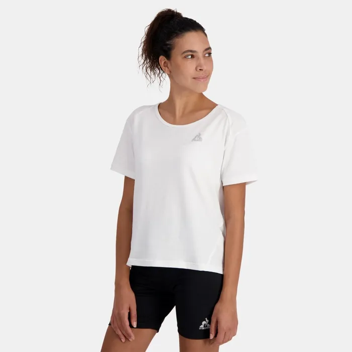 Le Coq Sportif Training Performance TShirt New Optical White Women Tshirts Polos Shirts And Tops