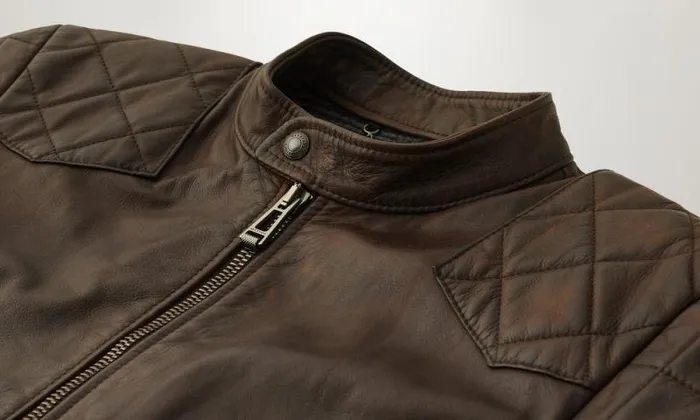 Leather Jackets Men Belstaff Legacy Outlaw Jacket Dark Deep Copper