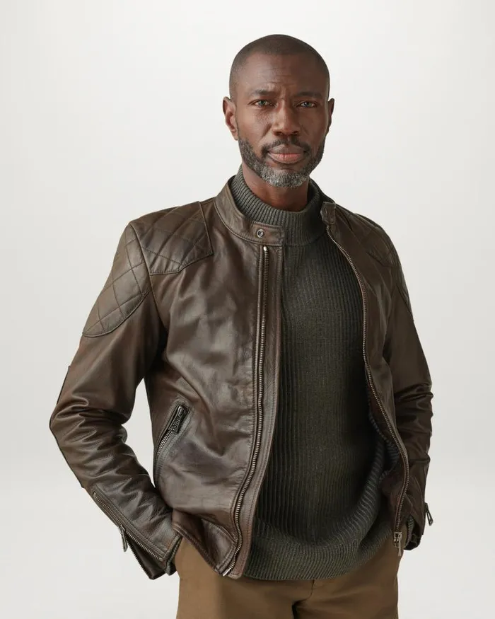 Leather Jackets Men Belstaff Legacy Outlaw Jacket Dark Deep Copper