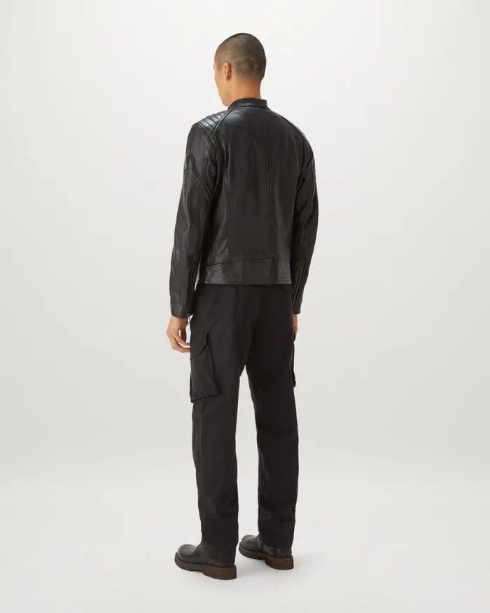 Leather Jackets Men Belstaff V Racer Jacket Black Leather Jackets Men Belstaff V Racer Jacket Black