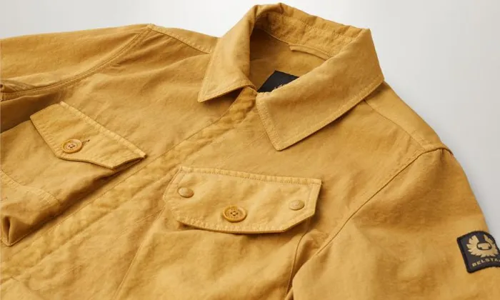 Lightweight Jackets Men Belstaff Rig Jacket Glaze Yellow