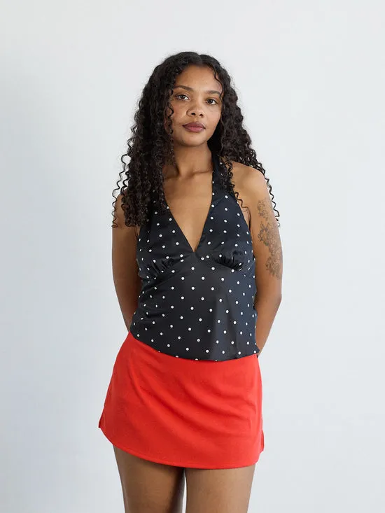 Lisa Says Gah Bottoms Women Darcy Skort Fiery Red