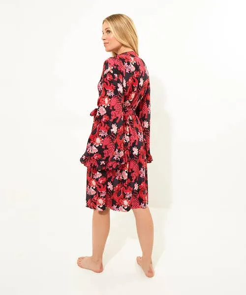 Loungewear and Pyjamas Daring Dragon Dressing Gown Pink Joebrowns Apparel Loungewear and Pyjamas Daring Dragon Dressing Gown Pink Joebrowns Apparel