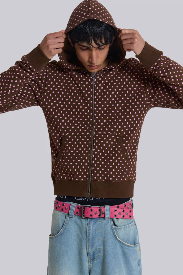 Loungewear Shop Polka Dot Mini Monster Hoodie 8211 Jaded London Men