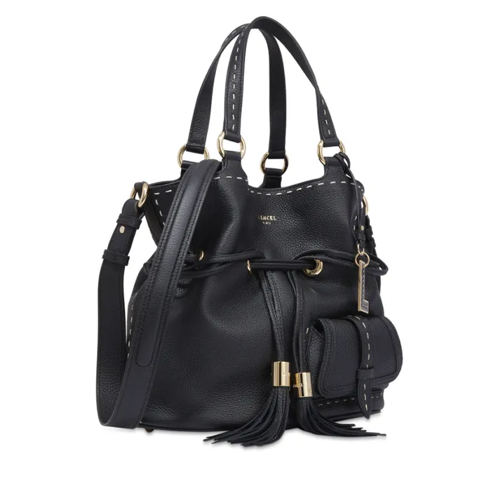 M Bucket Bag Black Women Lancel Hand Bags M Bucket Bag Black Women Lancel Hand Bags
