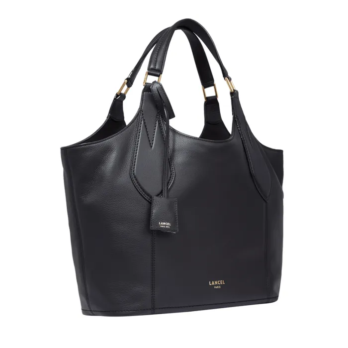 M EW Soft Shopper Black Women Lancel Shoulder Bags M EW Soft Shopper Black Women Lancel Shoulder Bags